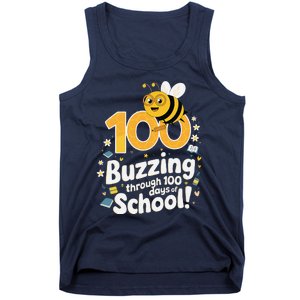 Buzzing Through 100 Days Of School Celebration Classroom Tank Top