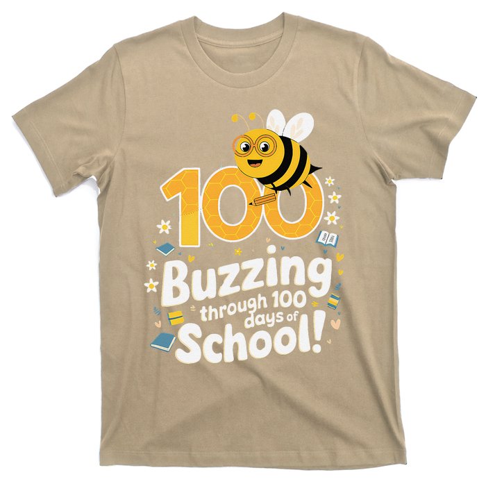 Buzzing Through 100 Days Of School Celebration Classroom T-Shirt