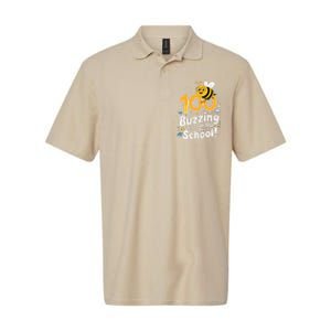 Buzzing Through 100 Days Of School Celebration Classroom Softstyle Adult Sport Polo