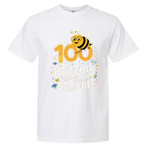 Buzzing Through 100 Days Of School Celebration Classroom Garment-Dyed Heavyweight T-Shirt