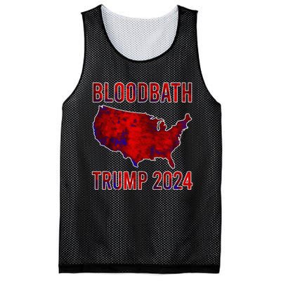 Bloodbath Trump 2024 Mesh Reversible Basketball Jersey Tank