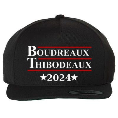 Boudreaux & Thibodeaux 2024 Funny Louisiana Election Wool Snapback Cap