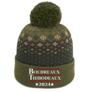 Boudreaux & Thibodeaux 2024 Funny Louisiana Election The Baniff Cuffed Pom Beanie