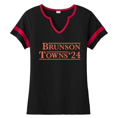 Brunson Towns 24 Ladies Halftime Notch Neck Tee