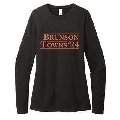 Brunson Towns 24 Womens CVC Long Sleeve Shirt