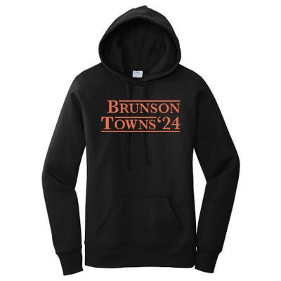 Brunson Towns 24 Women's Pullover Hoodie