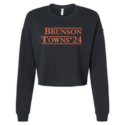 Brunson Towns 24 Cropped Pullover Crew