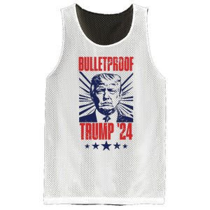 Bulletproof Trump 2024 Donald Trump Assassination Mesh Reversible Basketball Jersey Tank