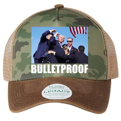 Bulletproof Trump 2024 Take America Back Pennsylvania Rally Legacy Tie Dye Trucker Hat