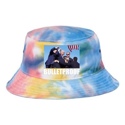 Bulletproof Trump 2024 Take America Back Pennsylvania Rally Tie Dye Newport Bucket Hat