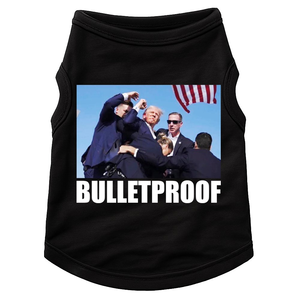 Bulletproof Trump 2024 Take America Back Pennsylvania Rally Doggie Tank