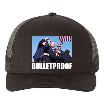 Bulletproof Trump 2024 Take America Back Pennsylvania Rally Yupoong Adult 5-Panel Trucker Hat