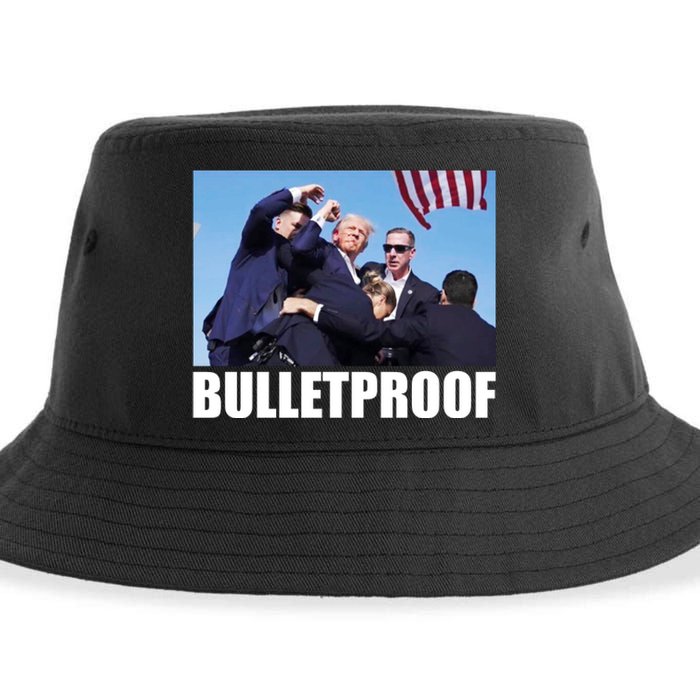 Bulletproof Trump 2024 Take America Back Pennsylvania Rally Sustainable Bucket Hat