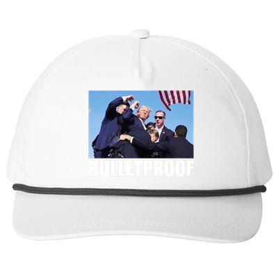 Bulletproof Trump 2024 Take America Back Pennsylvania Rally Snapback Five-Panel Rope Hat