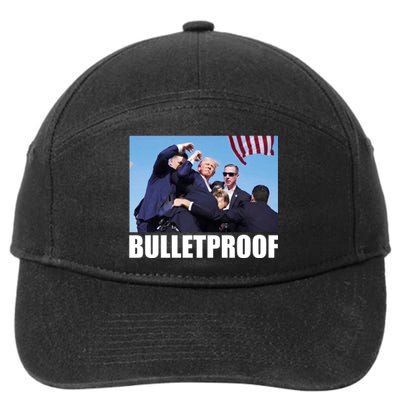 Bulletproof Trump 2024 Take America Back Pennsylvania Rally 7-Panel Snapback Hat