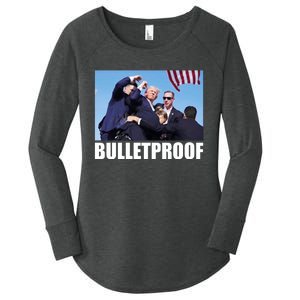 Bulletproof Trump 2024 Take America Back Pennsylvania Rally Women's Perfect Tri Tunic Long Sleeve Shirt