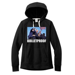 Bulletproof Trump 2024 Take America Back Pennsylvania Rally Women's Fleece Hoodie