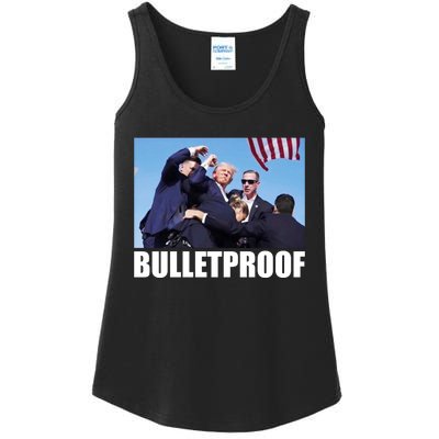 Bulletproof Trump 2024 Take America Back Pennsylvania Rally Ladies Essential Tank