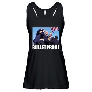 Bulletproof Trump 2024 Take America Back Pennsylvania Rally Ladies Essential Flowy Tank