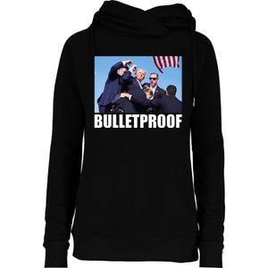 Bulletproof Trump 2024 Take America Back Pennsylvania Rally Womens Funnel Neck Pullover Hood