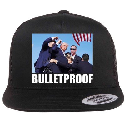 Bulletproof Trump 2024 Take America Back Pennsylvania Rally Flat Bill Trucker Hat