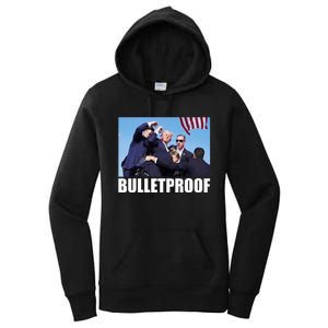 Bulletproof Trump 2024 Take America Back Pennsylvania Rally Women's Pullover Hoodie