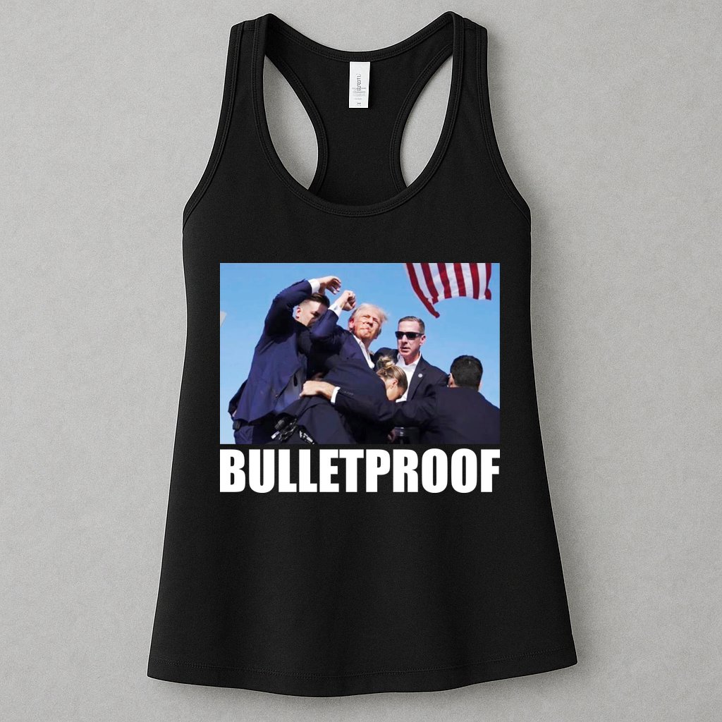 Bulletproof Trump 2024 Take America Back Pennsylvania Rally Womens Tank Top