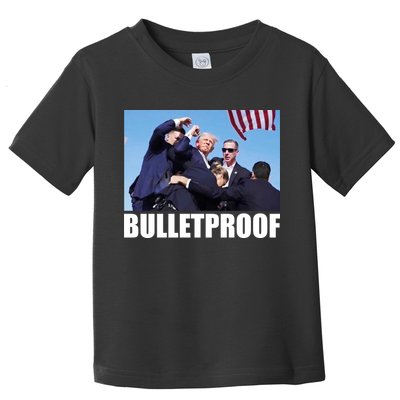 Bulletproof Trump 2024 Take America Back Pennsylvania Rally Toddler T-Shirt