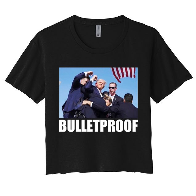 Bulletproof Trump 2024 Take America Back Pennsylvania Rally Crop Top