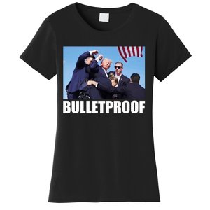 Bulletproof Trump 2024 Take America Back Pennsylvania Rally Women's T-Shirt