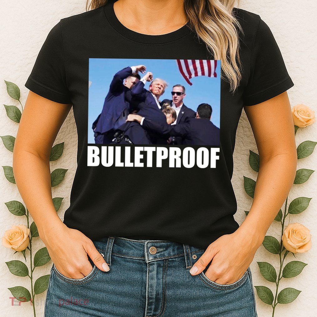 Bulletproof Trump 2024 Take America Back Pennsylvania Rally Womens T-Shirt