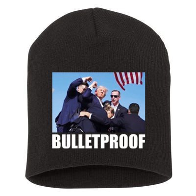 Bulletproof Trump 2024 Take America Back Pennsylvania Rally Short Acrylic Beanie