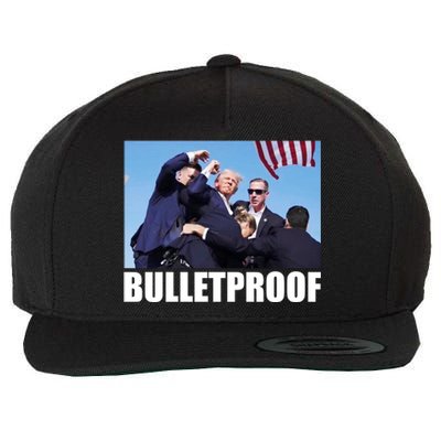 Bulletproof Trump 2024 Take America Back Pennsylvania Rally Wool Snapback Cap