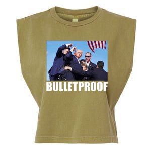 Bulletproof Trump 2024 Take America Back Pennsylvania Rally Garment-Dyed Women's Muscle Tee