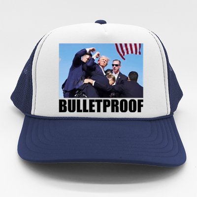 Bulletproof Trump 2024 Take America Back Pennsylvania Rally Trucker Hat