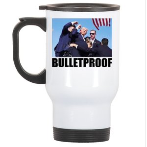 Bulletproof Trump 2024 Take America Back Pennsylvania Rally Stainless Steel Travel Mug