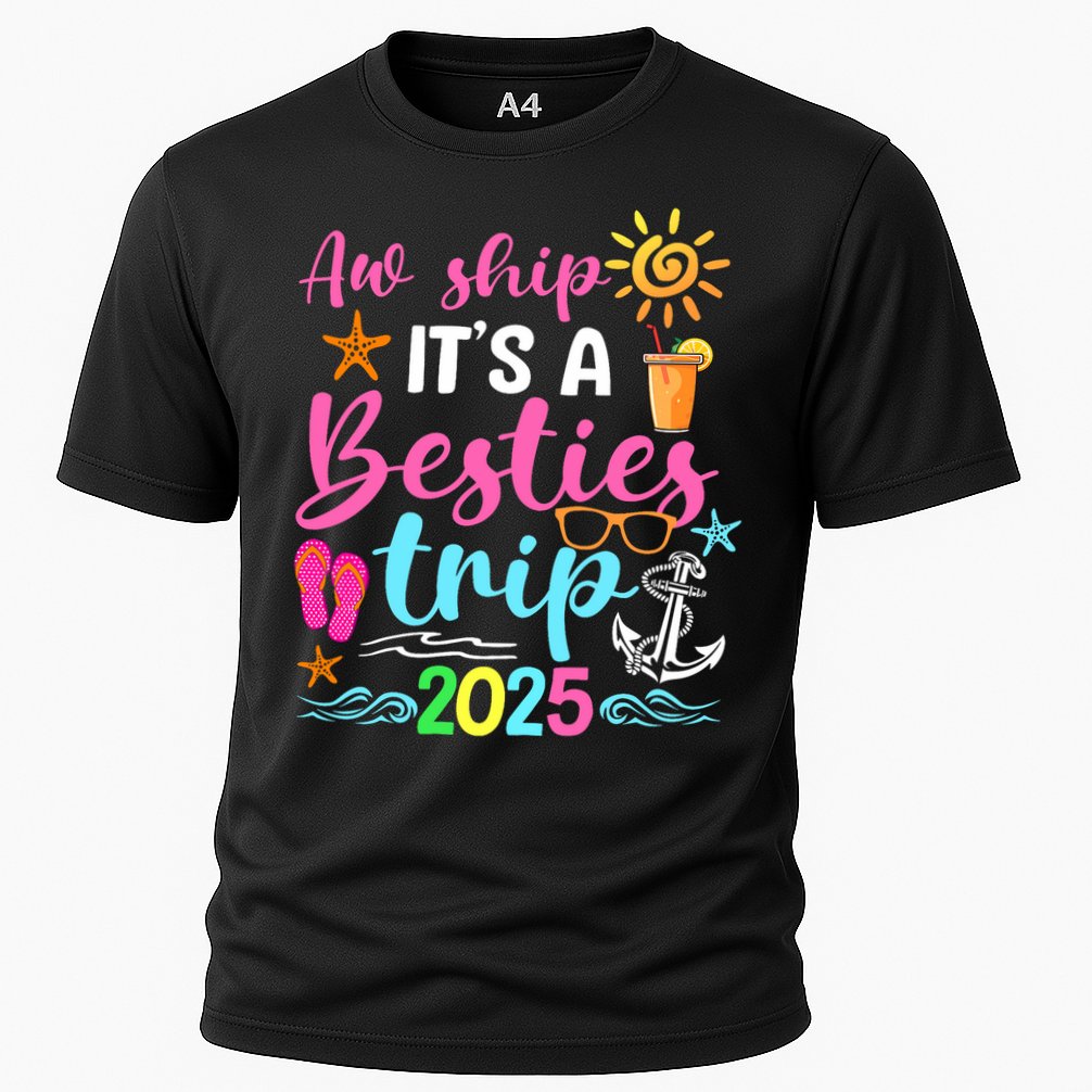 Besties Trip 2025 Friend Cruise Trip Summer Vacation Performance Shirt