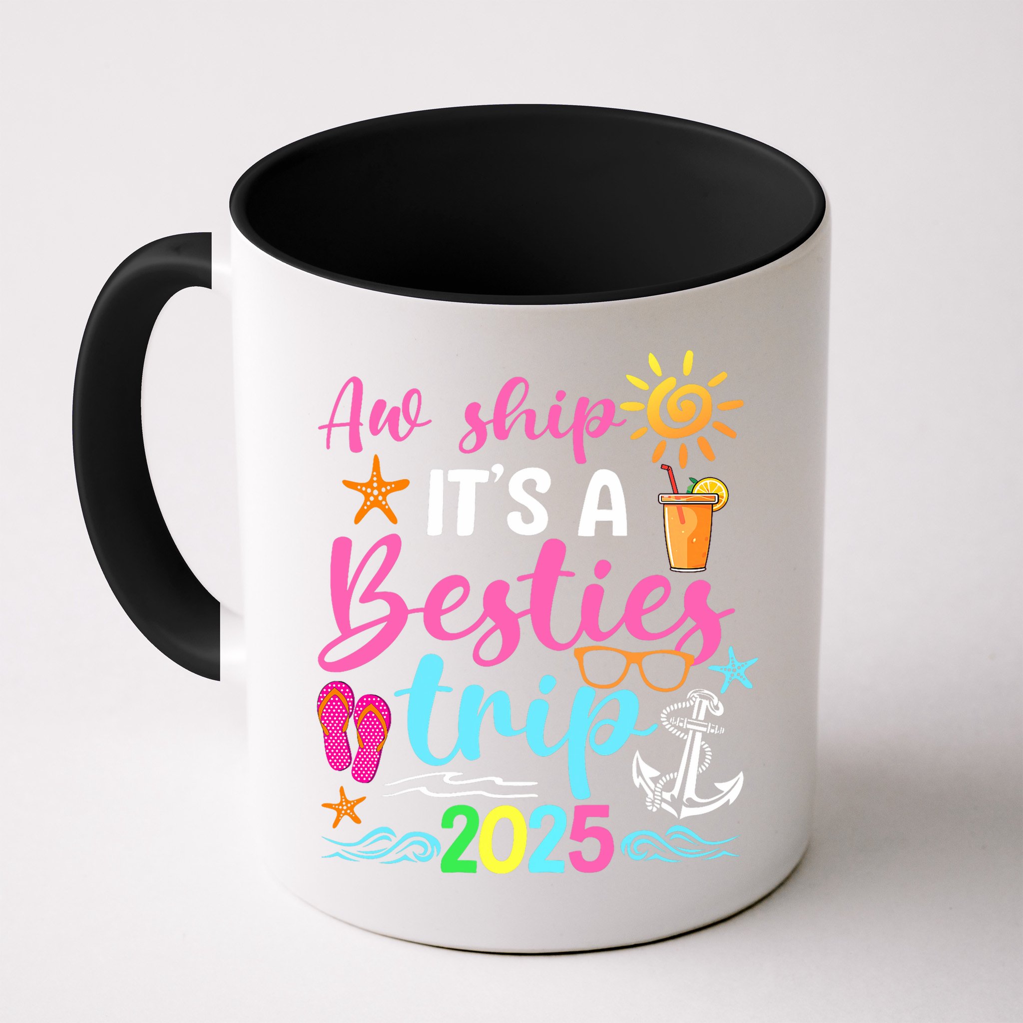 Besties Trip 2025 Friend Cruise Trip Summer Vacation Mug