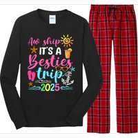 Besties Trip 2025 Friend Cruise Trip Summer Vacation Long Sleeve Pajama Set