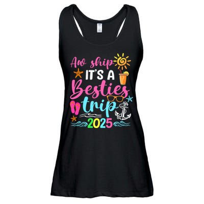 Besties Trip 2025 Friend Cruise Trip Summer Vacation Ladies Essential Flowy Tank