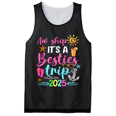 Besties Trip 2025 Friend Cruise Trip Summer Vacation Mesh Reversible Basketball Jersey Tank
