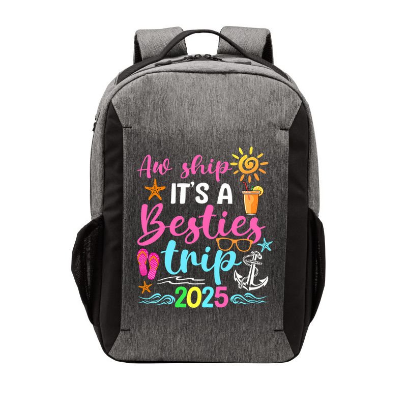 Besties Trip 2025 Friend Cruise Trip Summer Vacation Vector Backpack