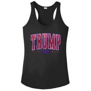 Bling Trump 2024 President Make America Trump Again Ladies PosiCharge Competitor Racerback Tank