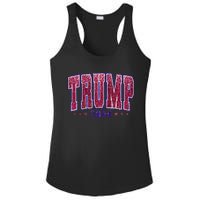 Bling Trump 2024 President Make America Trump Again Ladies PosiCharge Competitor Racerback Tank