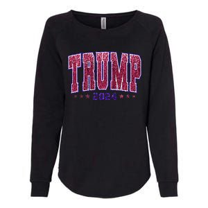 Bling Trump 2024 President Make America Trump Again Womens California Wash Sweatshirt