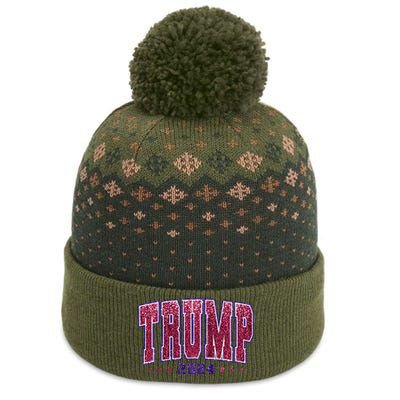 Bling Trump 2024 President Make America Trump Again The Baniff Cuffed Pom Beanie