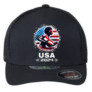 Basketball Team 2024 Basketball 2024 Usa Team 2024 Flexfit Unipanel Trucker Cap