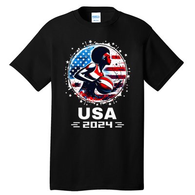 Basketball Team 2024 Basketball 2024 Usa Team 2024 Tall T-Shirt