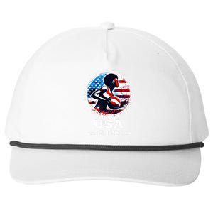 Basketball Team 2024 Basketball 2024 Usa Team 2024 Snapback Five-Panel Rope Hat