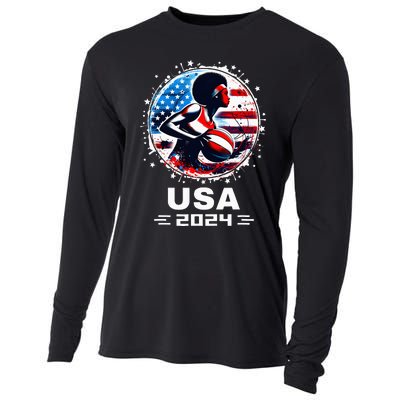 Basketball Team 2024 Basketball 2024 Usa Team 2024 Cooling Performance Long Sleeve Crew